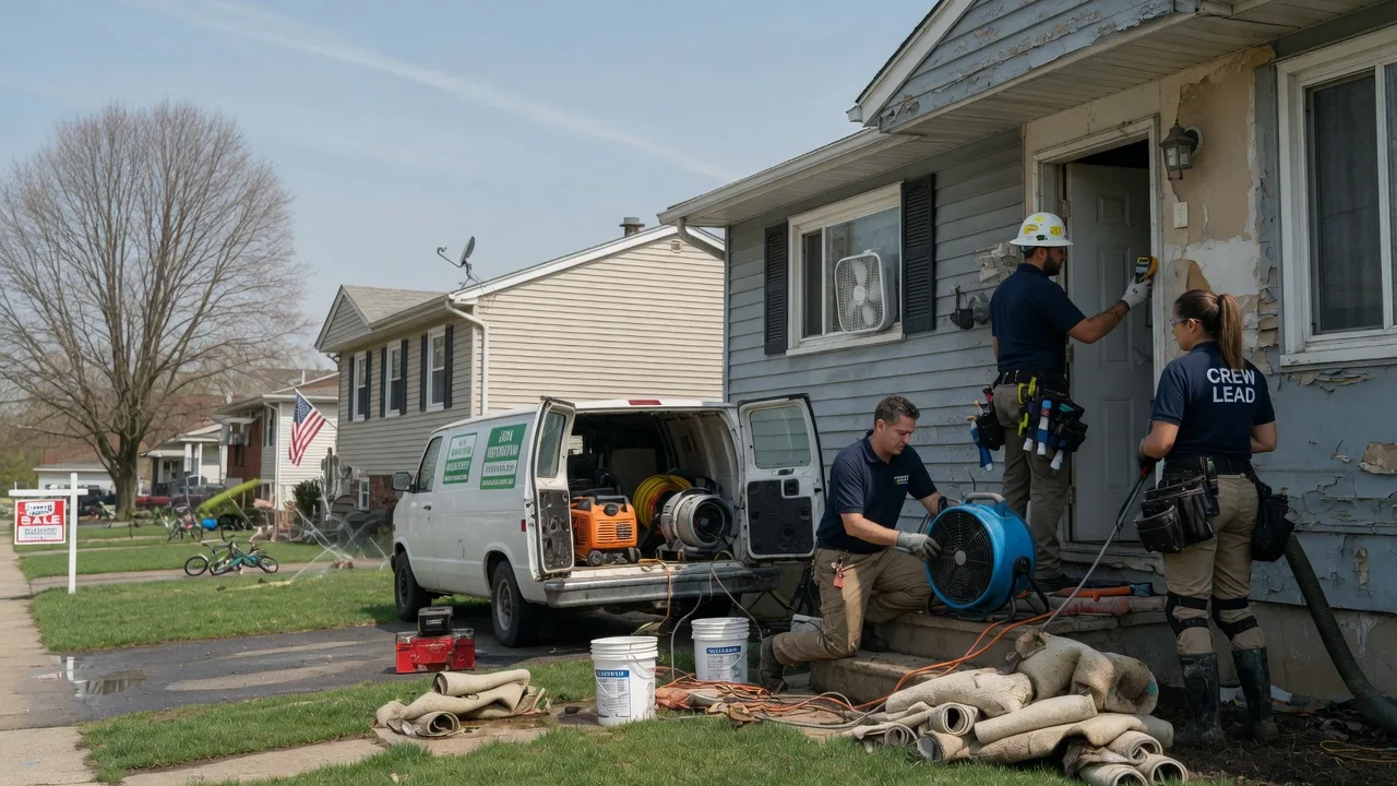 Flood Cleanup in Vauxhall, NJ near me