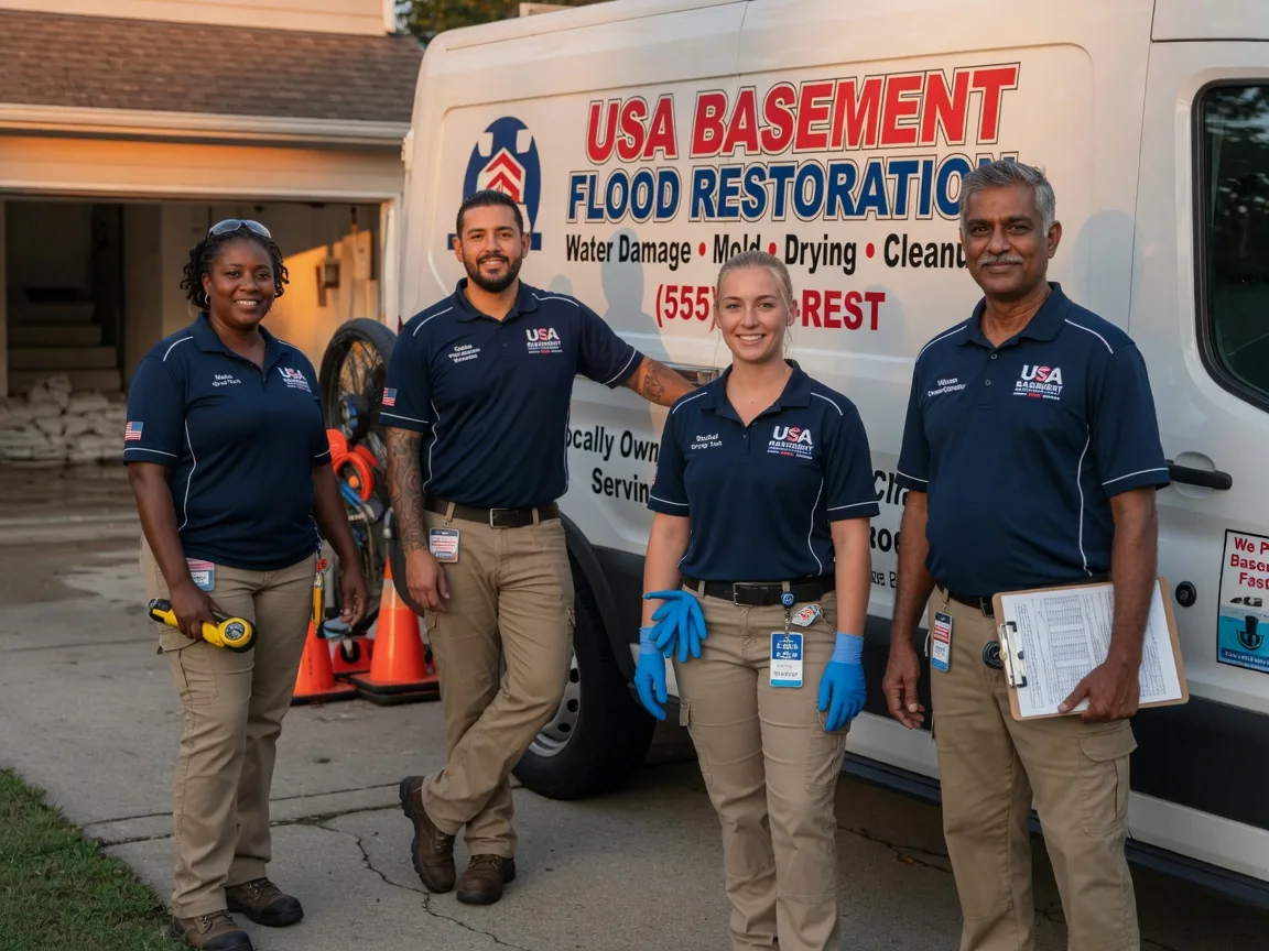 Basement Flood Cleanup company in Vauxhall, NJ