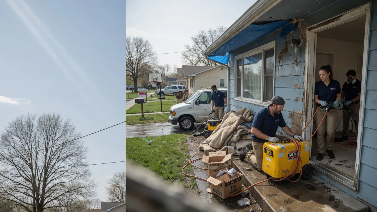 Basement Flood Cleanup in Vauxhall, NJ near me